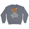 Unisex Small Dark Ash Crewneck Sweatshirt
