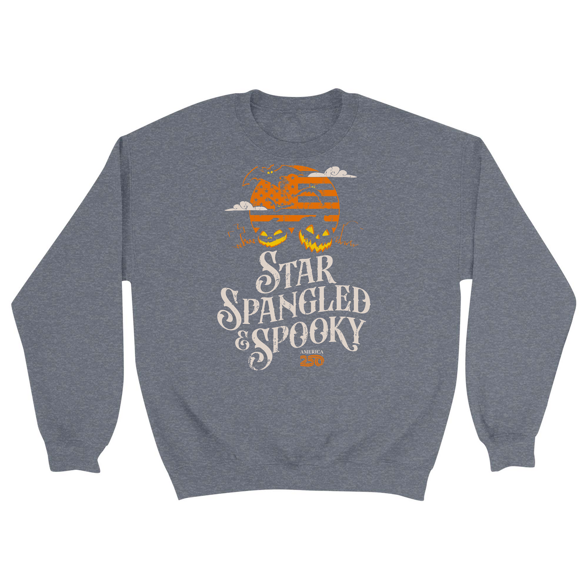 Unisex Small Dark Ash Crewneck Sweatshirt