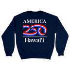 Unisex Small Navy Crewneck Sweatshirt