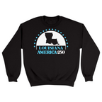 Unisex Small Black Crewneck Sweatshirt