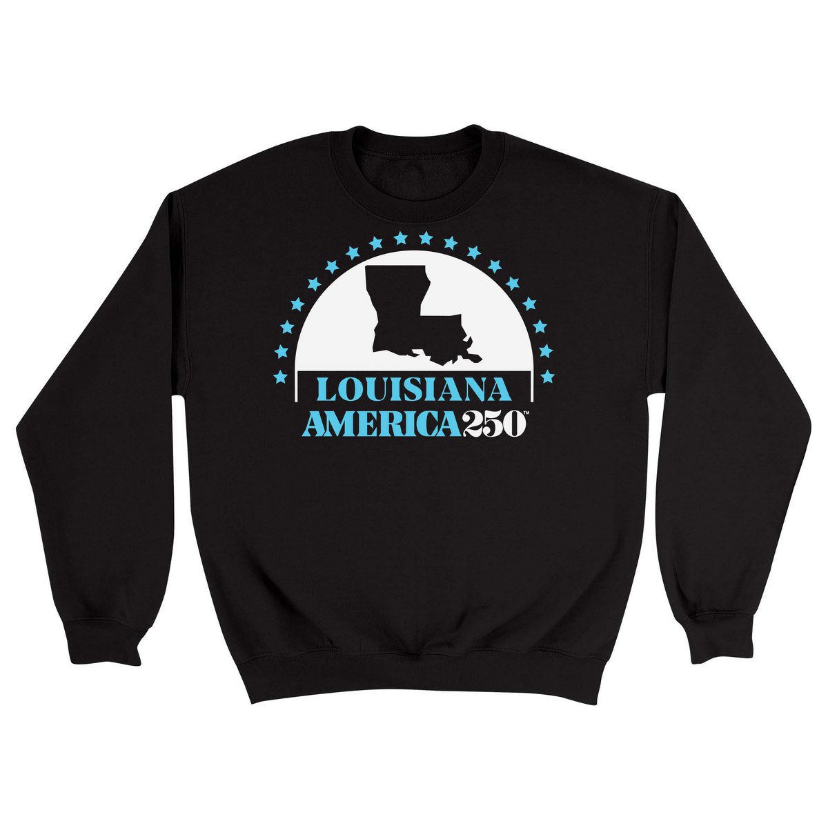 Unisex Small Black Crewneck Sweatshirt