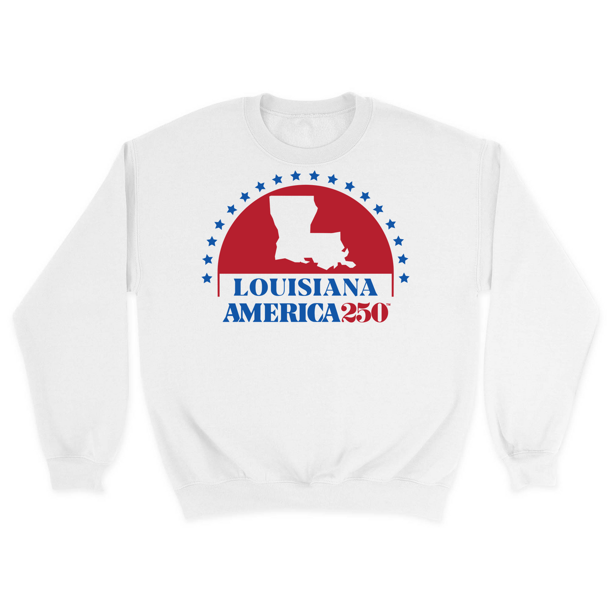 Unisex Small White Crewneck Sweatshirt