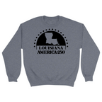 Unisex Small Dark Ash Crewneck Sweatshirt