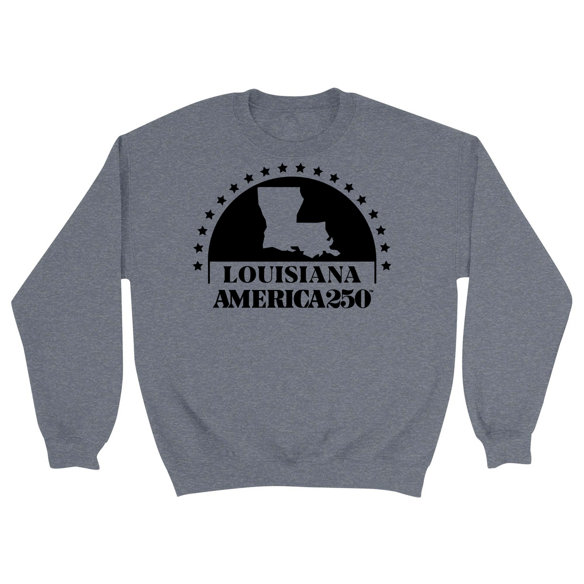 Unisex Small Dark Ash Crewneck Sweatshirt