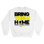Unisex Small White Crewneck Sweatshirt