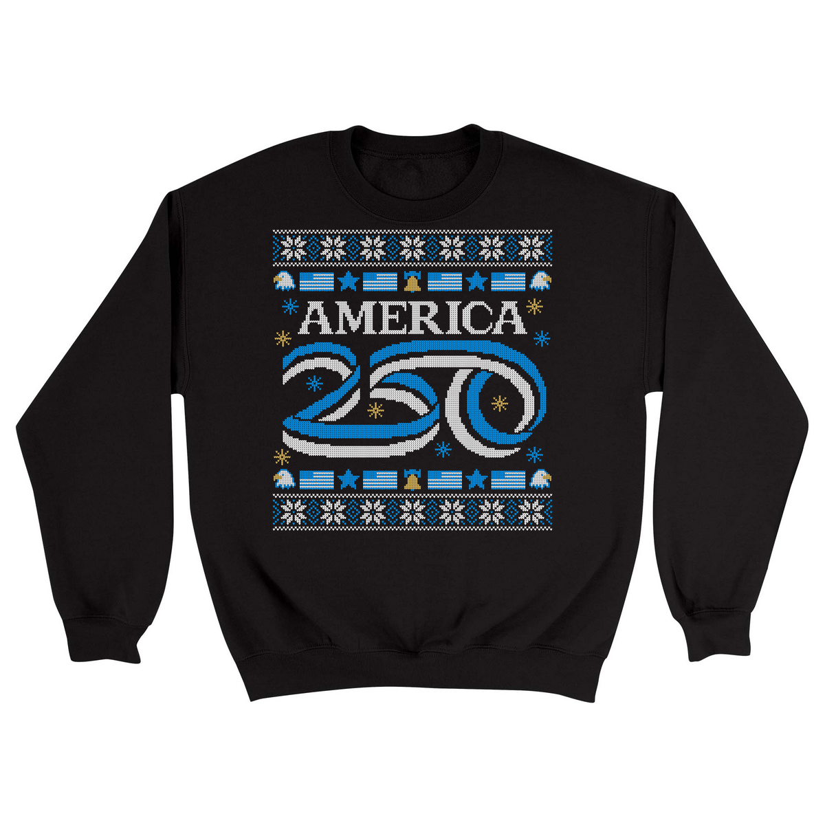 Unisex Small Black Crewneck Sweatshirt