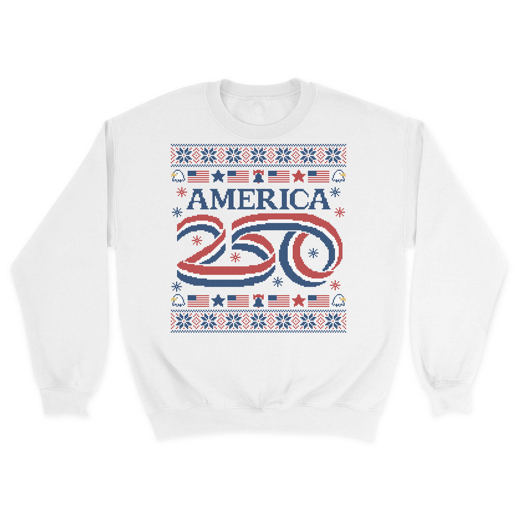 Unisex Small White Crewneck Sweatshirt