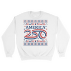 Unisex Small White Crewneck Sweatshirt