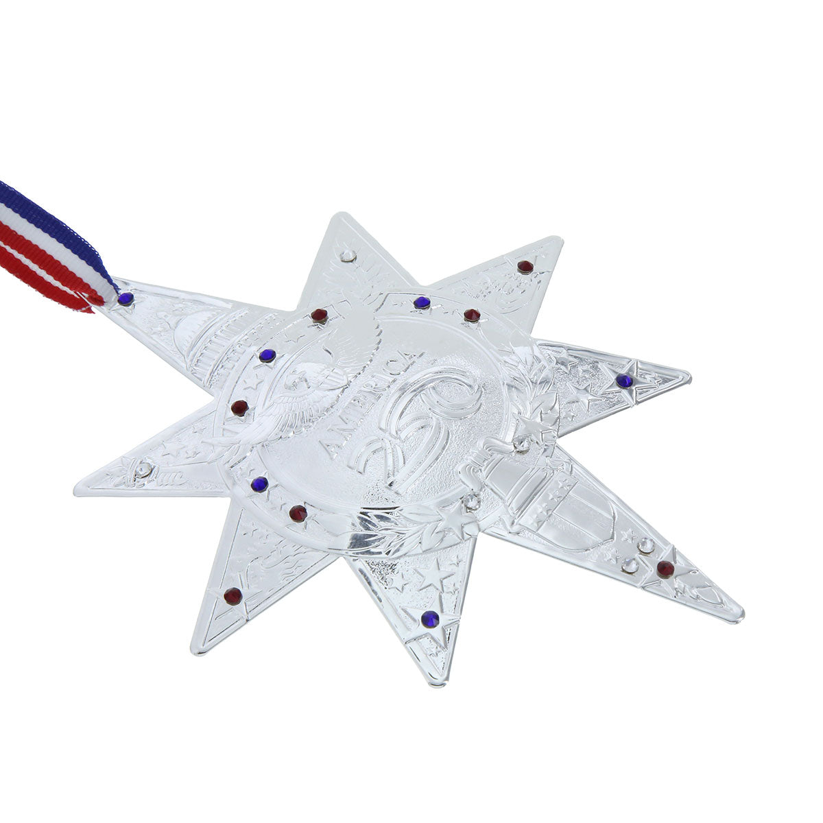 Limited Edition America250 Sea to Shining Sea Commemorative Ornament (Silver Plated)