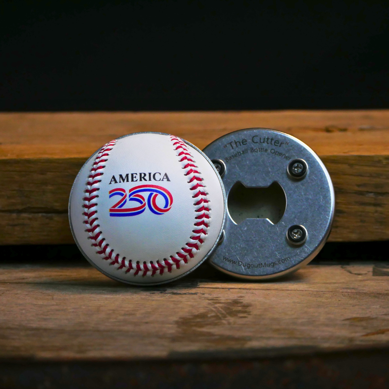 The America250 Cutter® | Baseball Bottle Opener