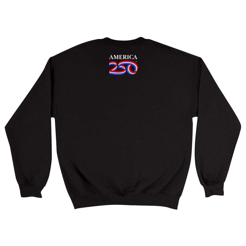 Unisex Medium Black Crewneck Sweatshirt