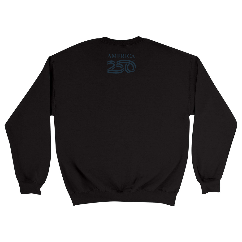 Unisex Medium Black Crewneck Sweatshirt