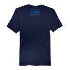 Mens Medium Navy Short Sleeve Tee