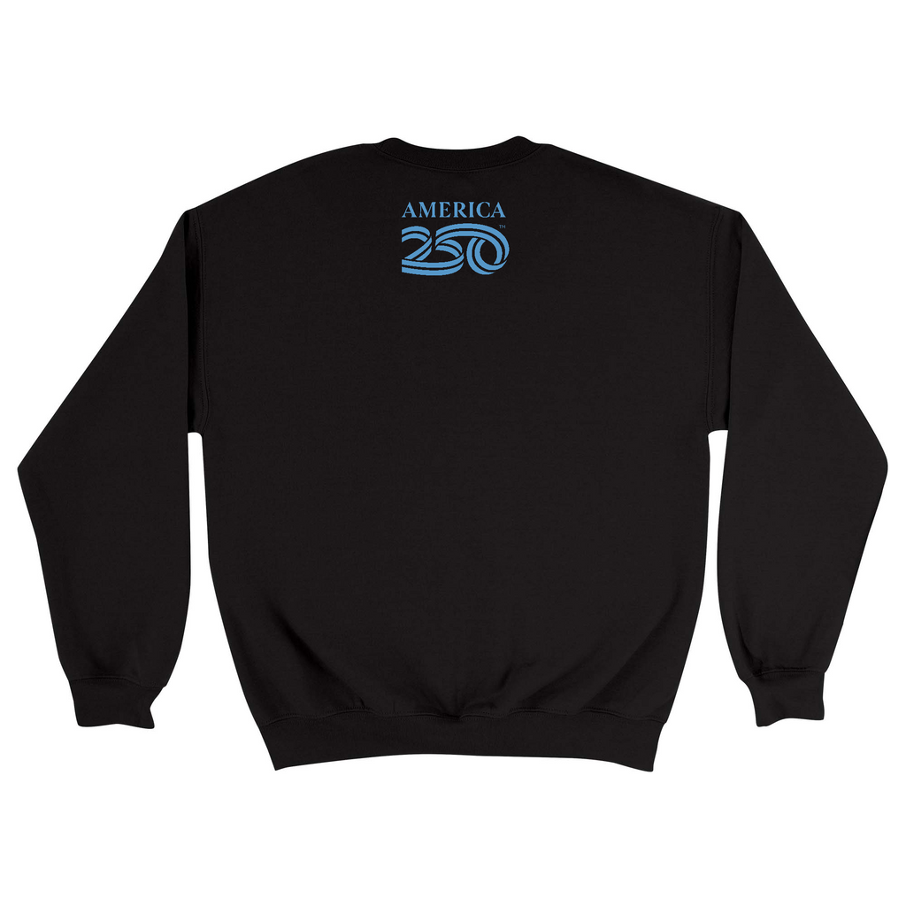 Unisex Medium Black Crewneck Sweatshirt