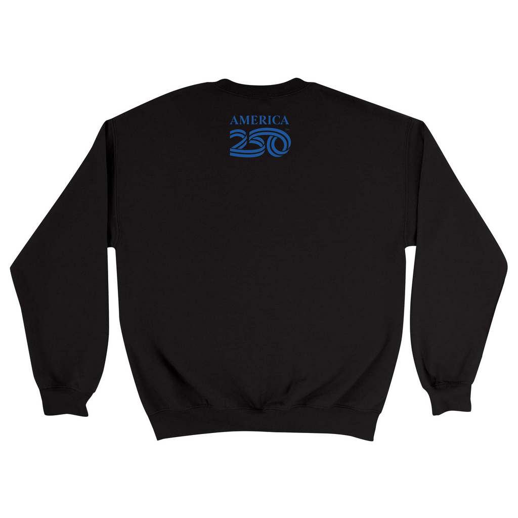 Unisex Medium Black Crewneck Sweatshirt