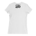 Womens Medium White Women's Short Sleeve Tee