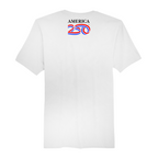 Mens Medium White Short Sleeve Tee