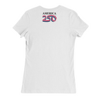 Womens Medium White Women's Short Sleeve Tee