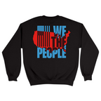 Unisex Medium Black Crewneck Sweatshirt