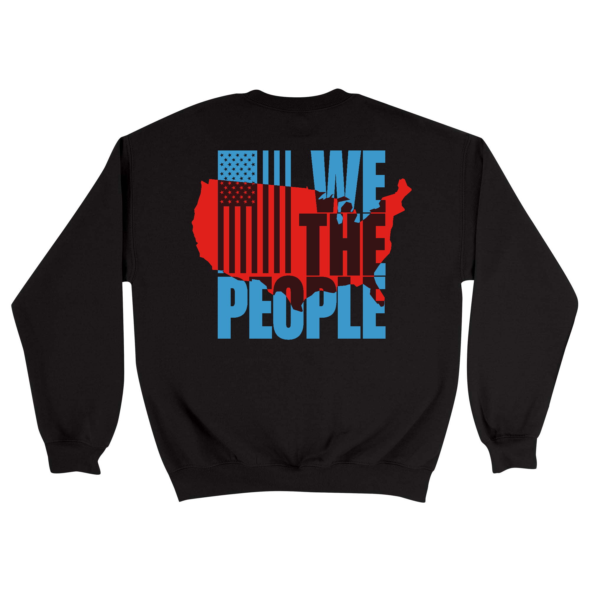 Unisex Medium Black Crewneck Sweatshirt