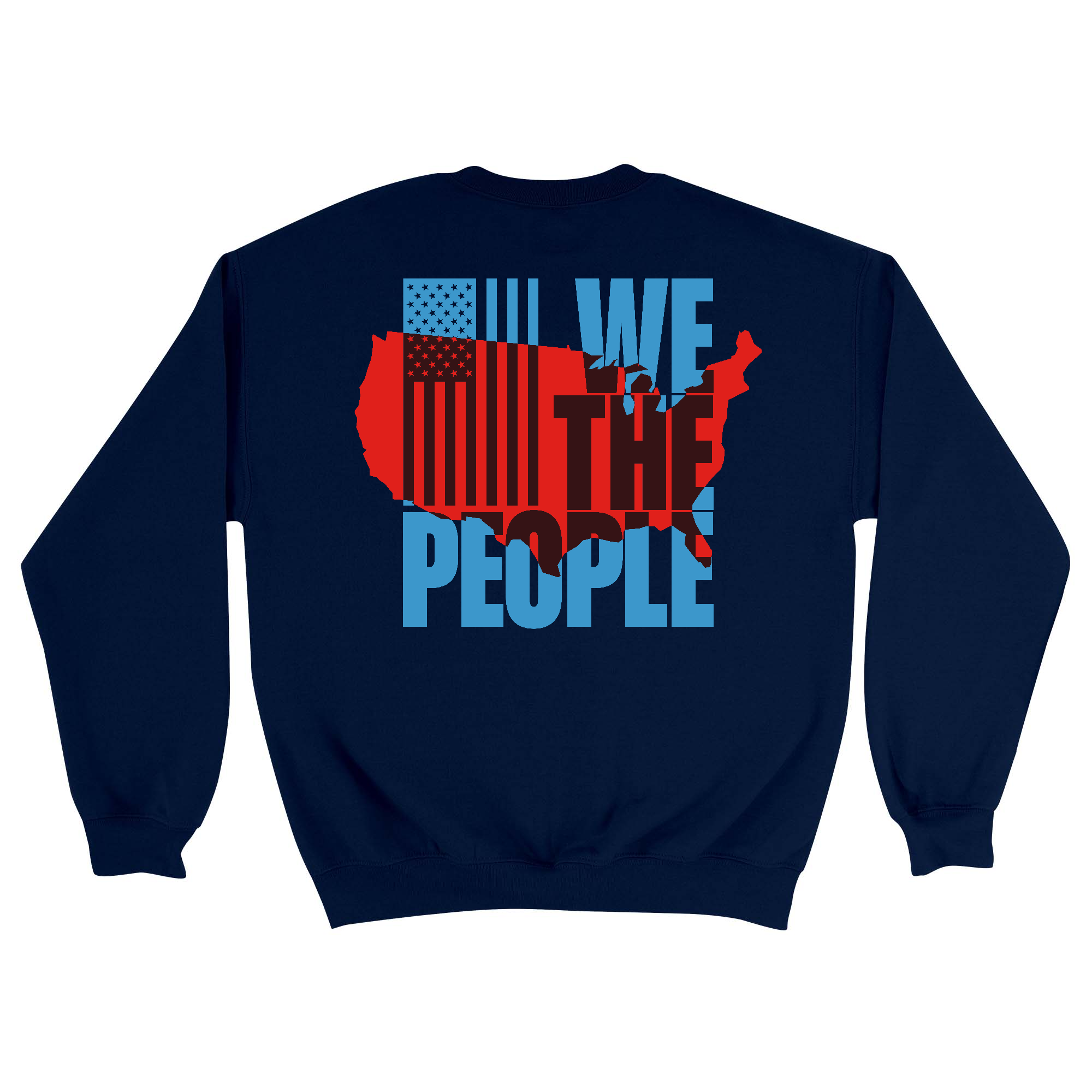 Unisex Medium Navy Crewneck Sweatshirt