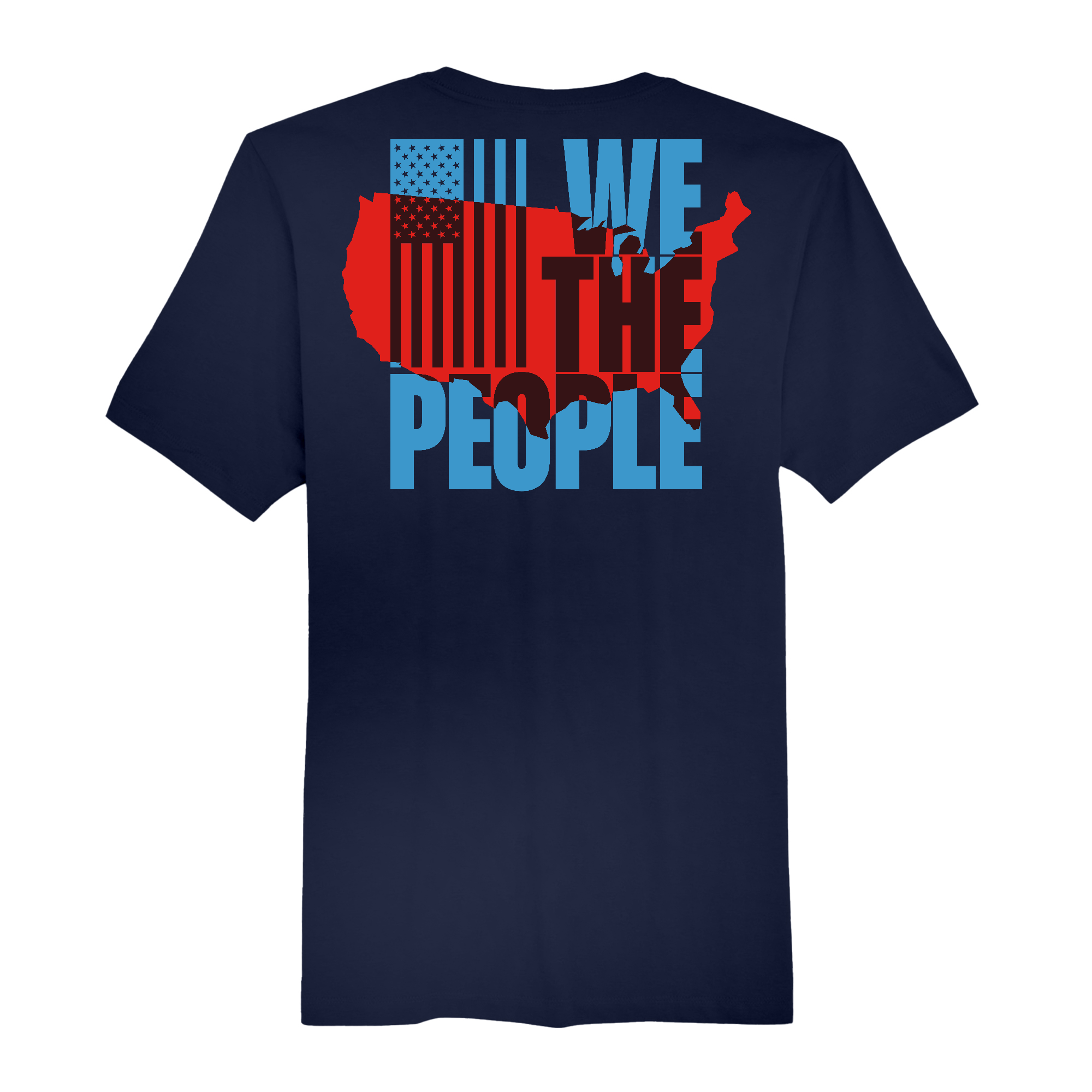 Mens Medium Navy Short Sleeve Tee