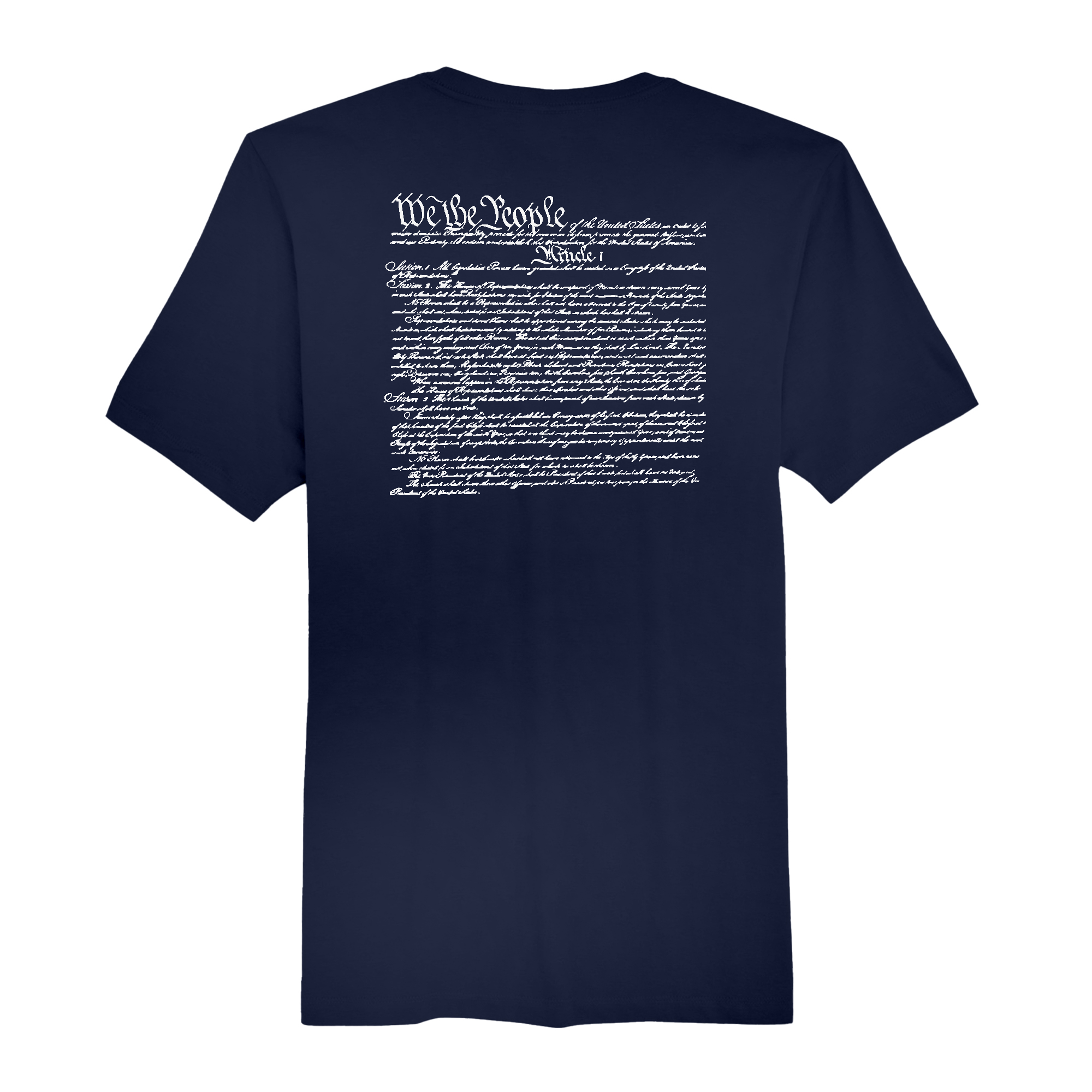 Unisex Medium Strong Navy Style_T-Shirt
