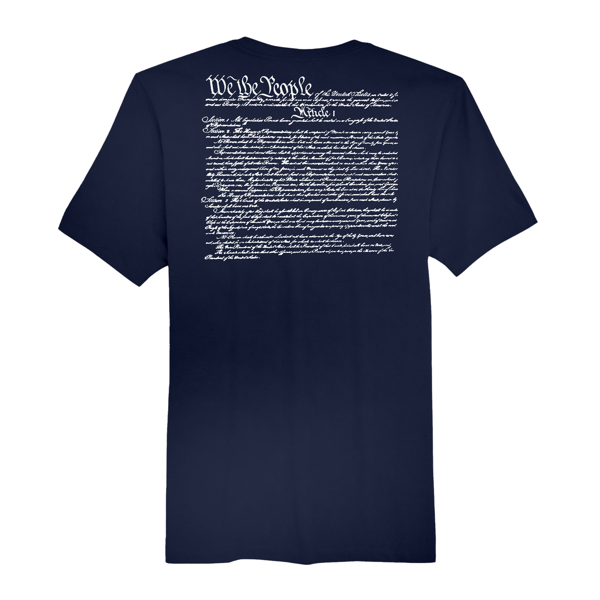 Mens Medium Navy Short Sleeve Tee