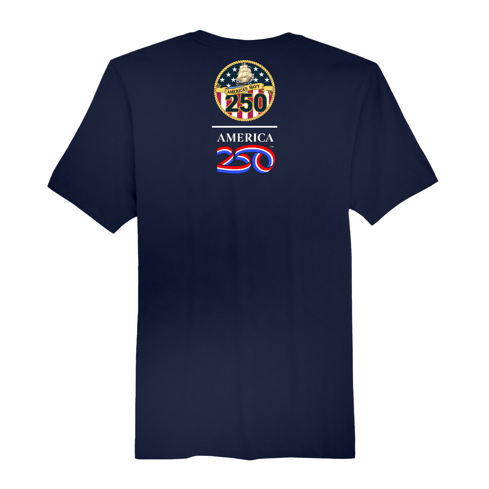 Mens Medium Navy Short Sleeve Tee