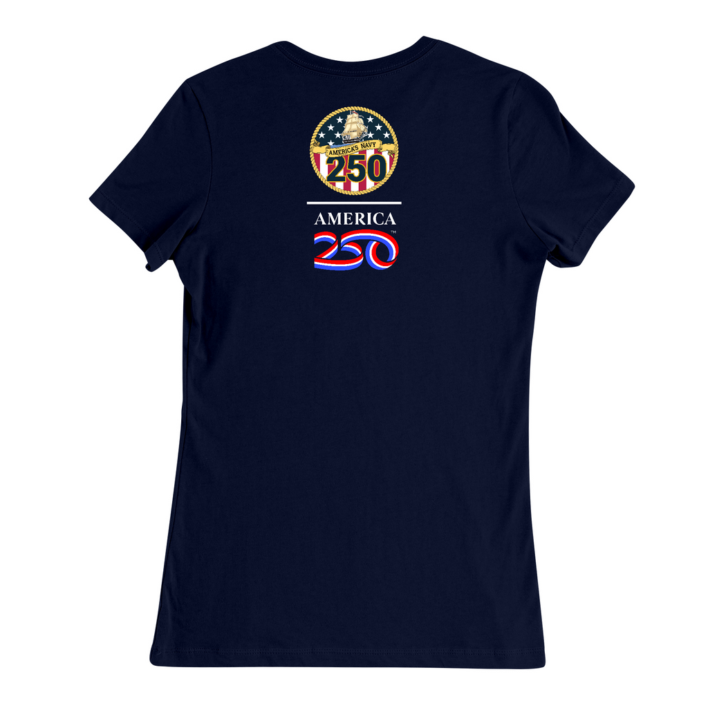 America250 and U.S. NAVY 250th Anniversary Celebration Women's T-Shirt America250 and U.S. NAVY 250th Anniversary Celebration Women's T-Shirt