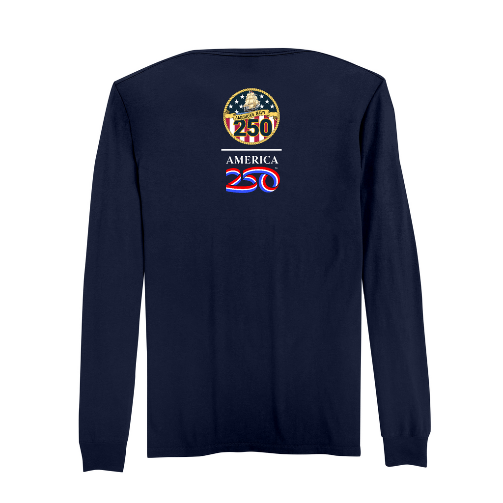 Mens Medium Strong Navy Style_Long Sleeve