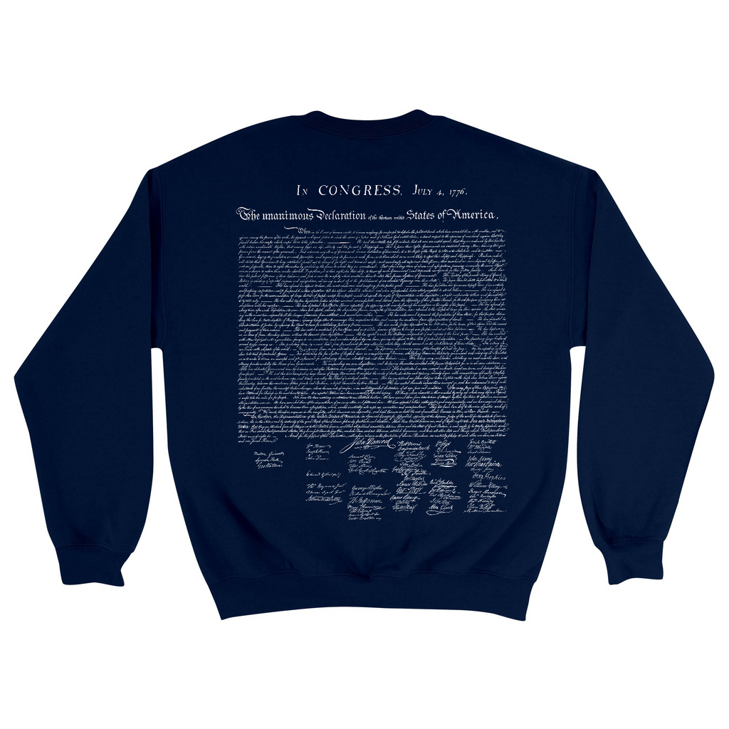 Unisex Medium Navy Crewneck Sweatshirt