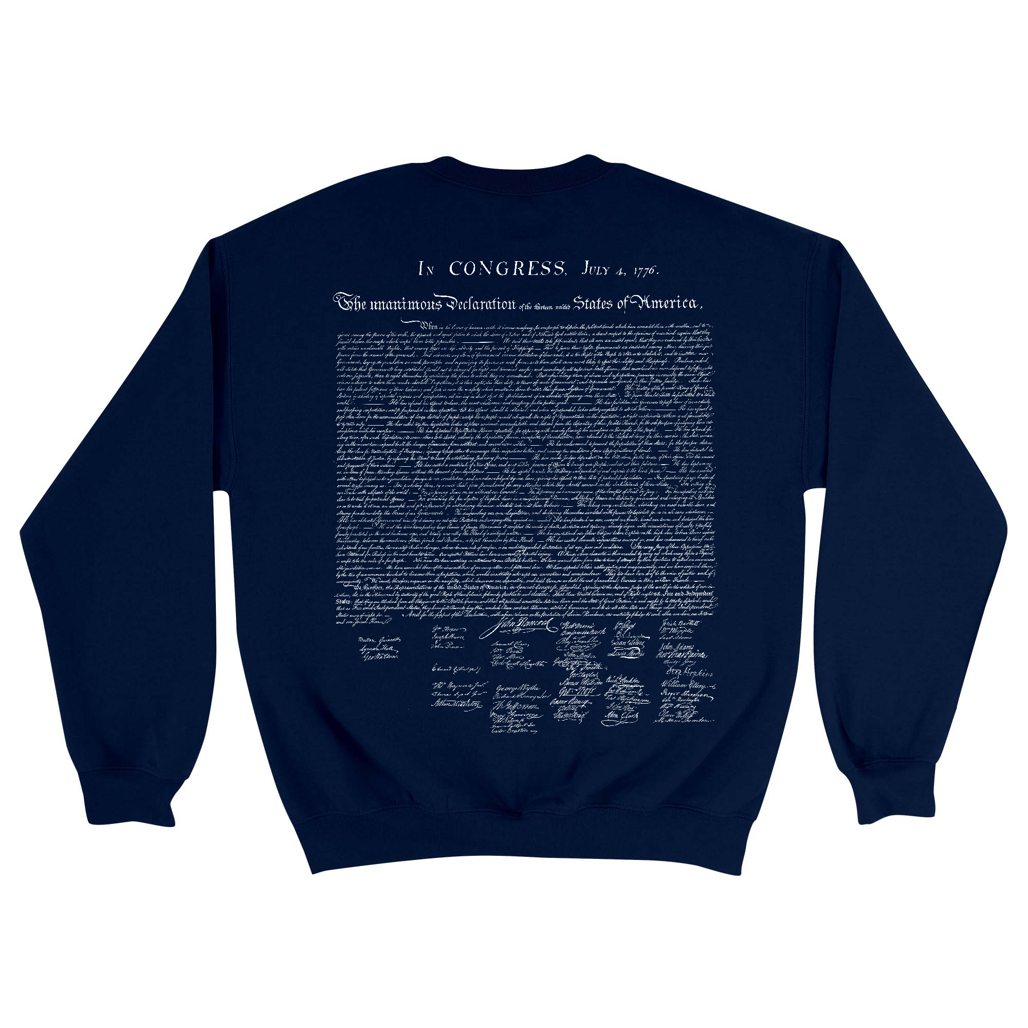 Unisex Medium Navy Crewneck Sweatshirt
