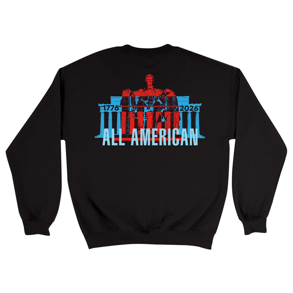 Unisex Medium Black Crewneck Sweatshirt