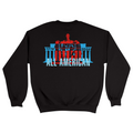 Unisex Medium Black Crewneck Sweatshirt