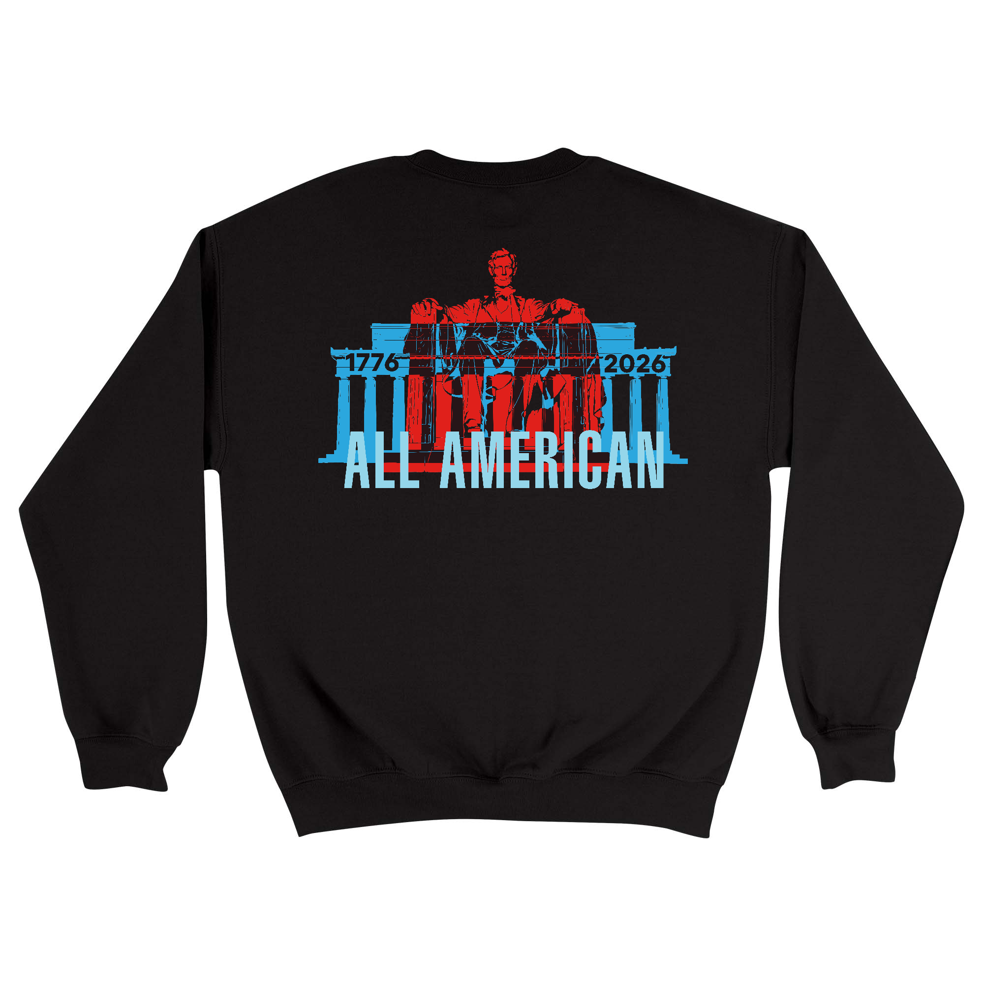 Unisex Medium Black Crewneck Sweatshirt