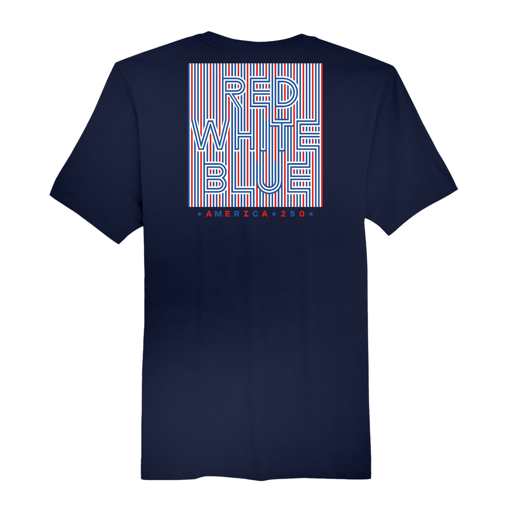 Mens Medium Navy Short Sleeve Tee