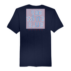 Mens Medium Navy Short Sleeve Tee