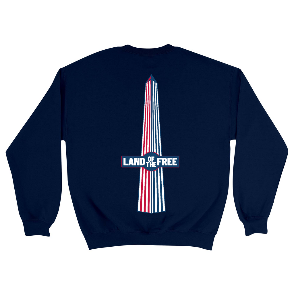 Unisex Medium Navy Crewneck Sweatshirt