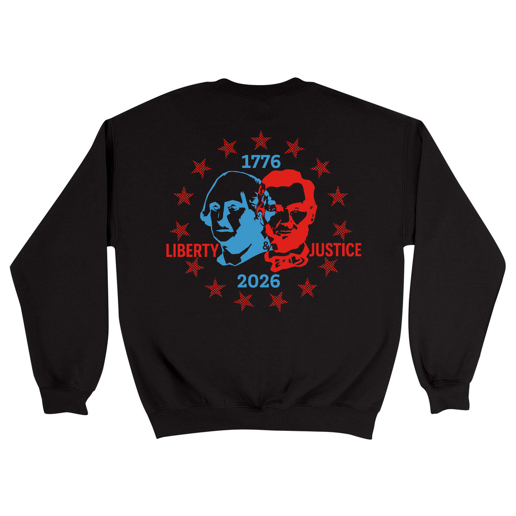 Unisex Medium Black Crewneck Sweatshirt