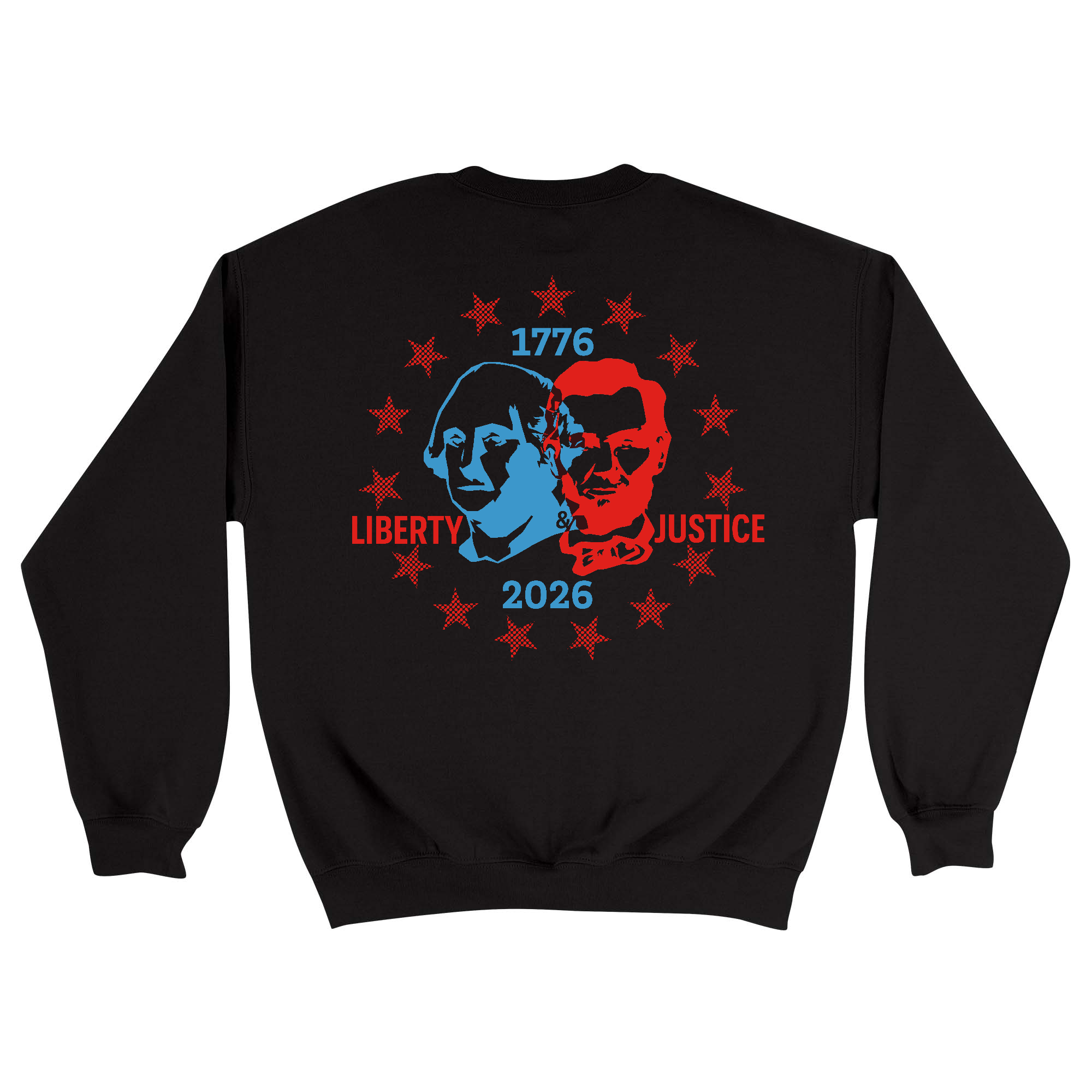 Unisex Medium Black Crewneck Sweatshirt