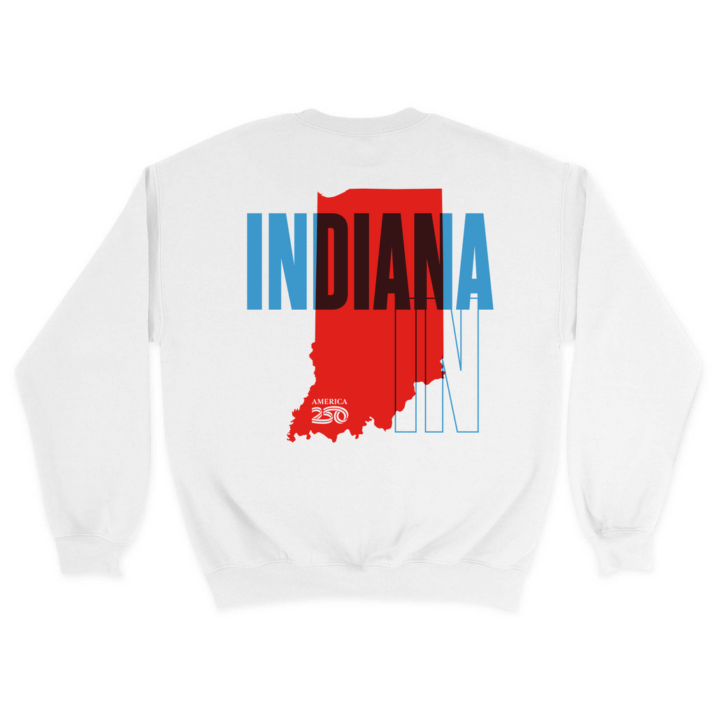 Unisex Medium White Crewneck Sweatshirt
