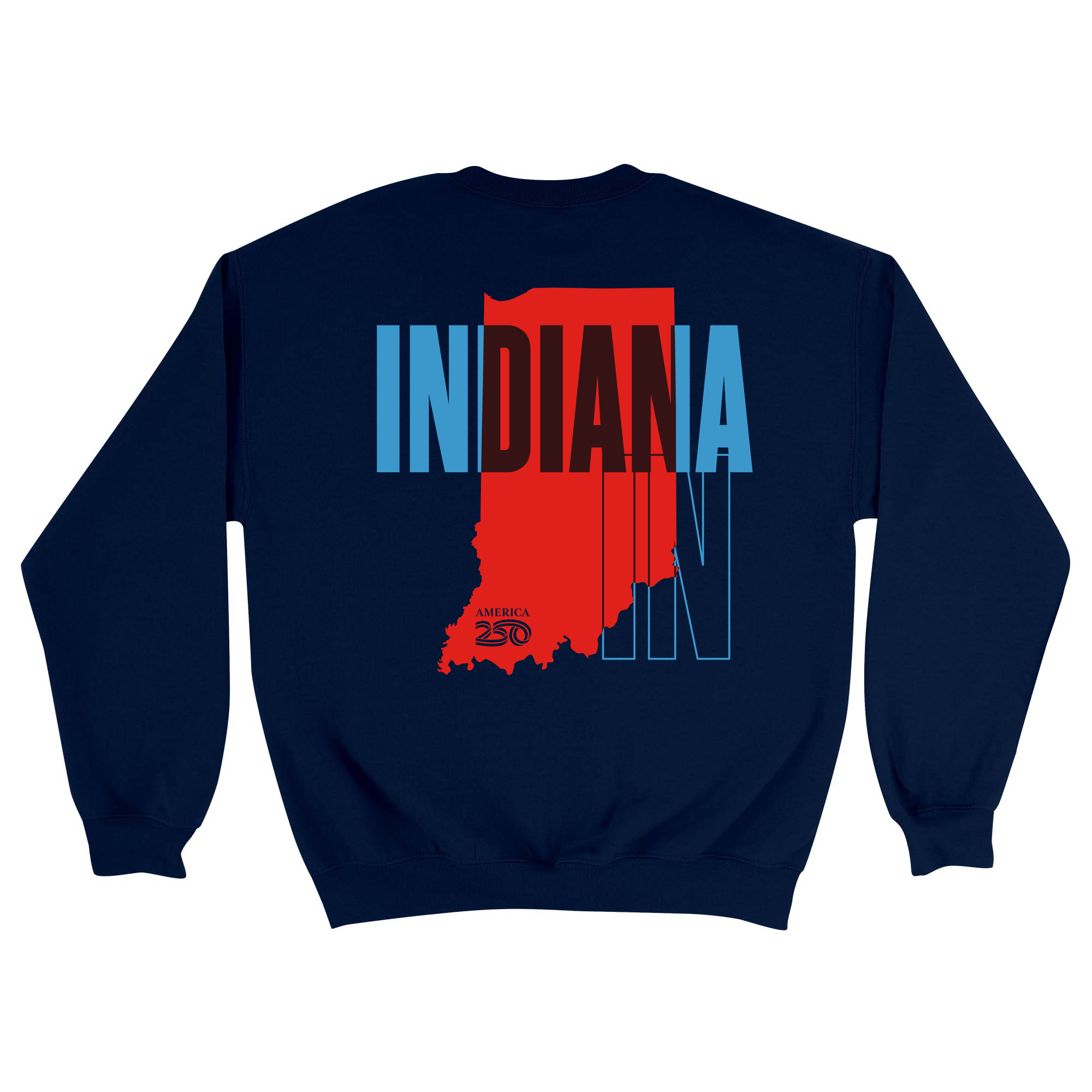 Unisex Medium Navy Crewneck Sweatshirt