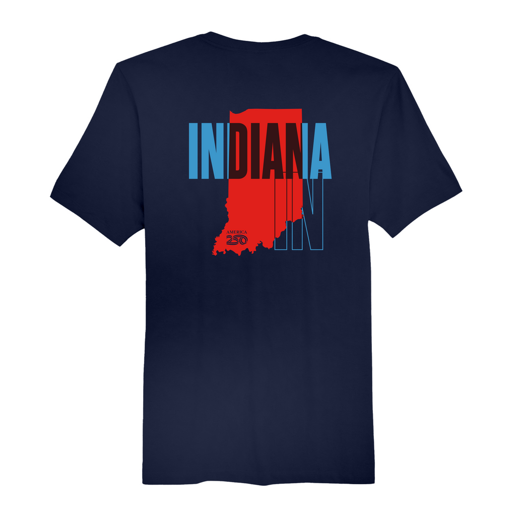 Mens Medium Navy Short Sleeve Tee