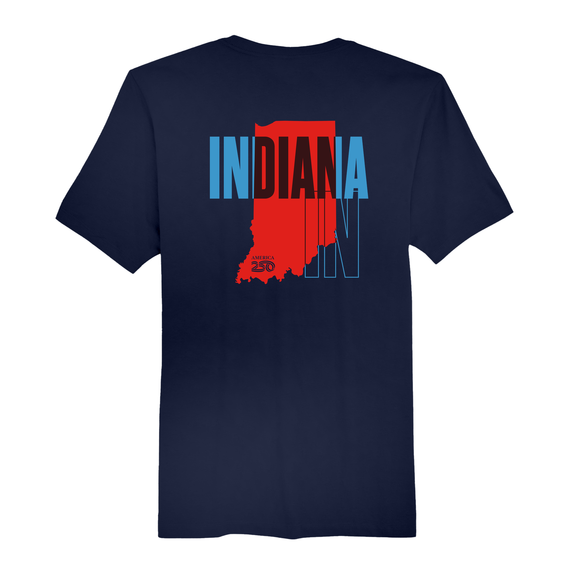 Mens Medium Navy Short Sleeve Tee