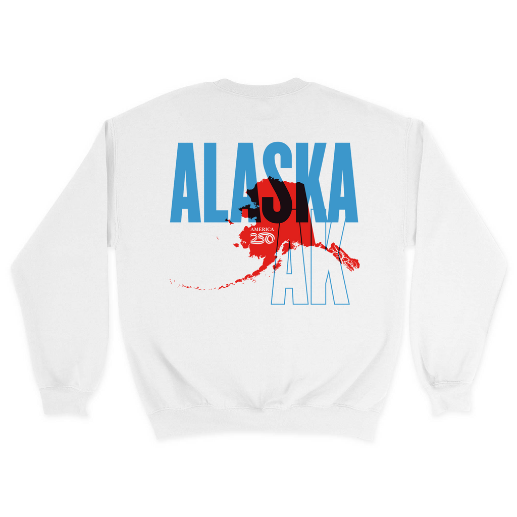 Unisex Medium White Crewneck Sweatshirt
