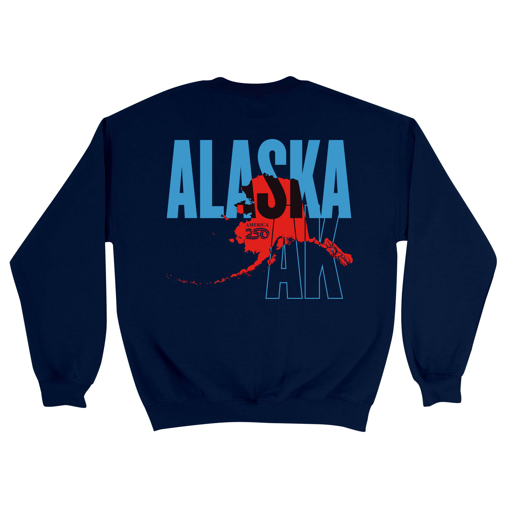 Unisex Medium Navy Crewneck Sweatshirt