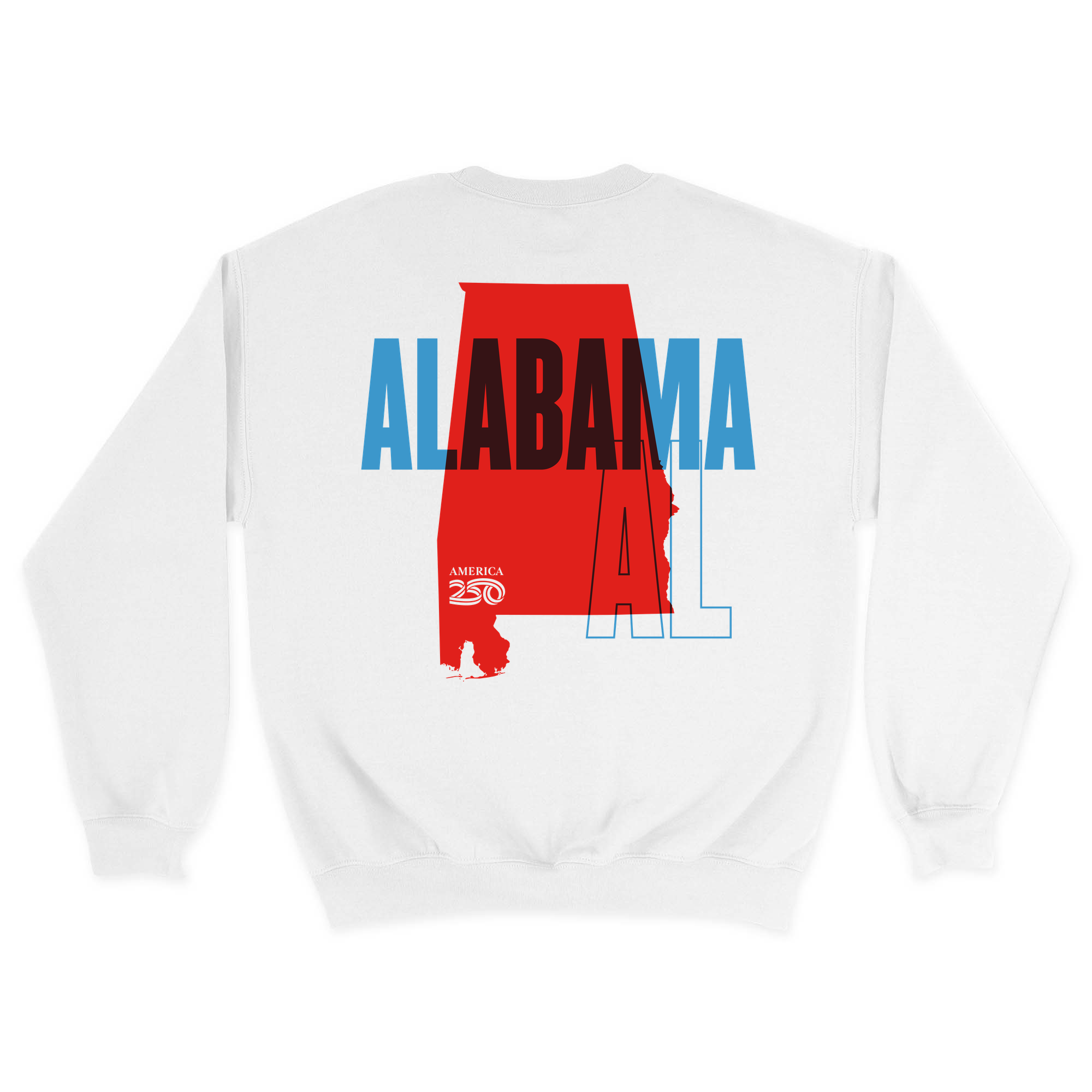 Unisex Medium White Crewneck Sweatshirt