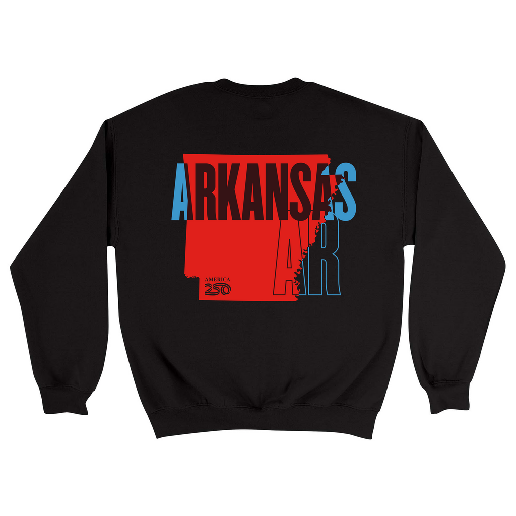 Unisex Medium Black Crewneck Sweatshirt