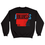 Unisex Medium Black Crewneck Sweatshirt